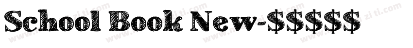 School Book New字体转换